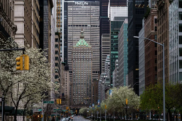 New York City New York Usa Mars 2020 Tomma Vägstängningar — Stockfoto