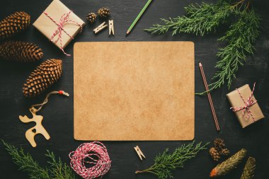 Noel veya yeni yıl arkaplanı