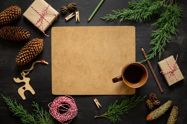 Navidad o año nuevo fondo — Foto de Stock