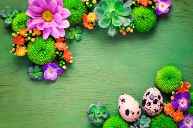 Paskalya botanik arka plan