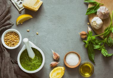 Pesto maddeler arka plan