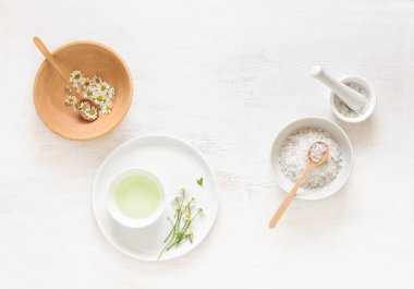 Spa arka plan ile bir metin için bir yer