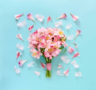 Romantik kutlama kart kavramı