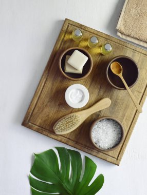 Spa arka plan ile bir metin için bir yer