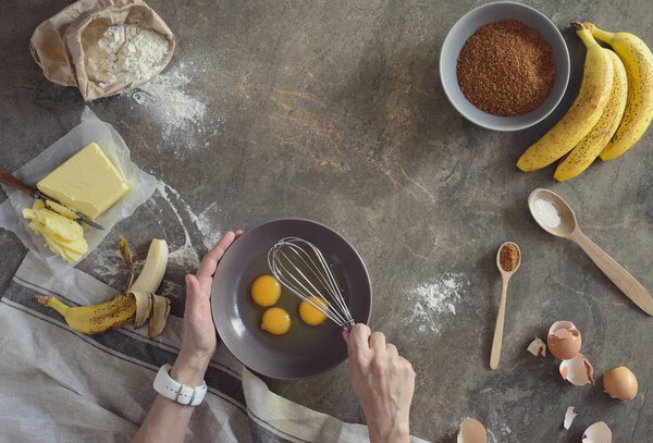 Фон для выпечки бананов
