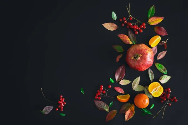 Fall dark background with a space for a text — Stock Photo, Image