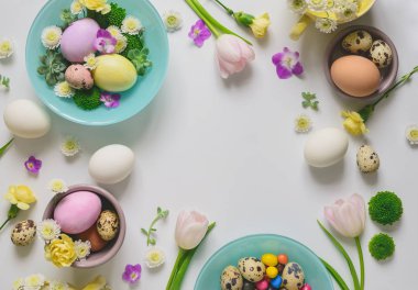 Paskalya çiçek arka plan