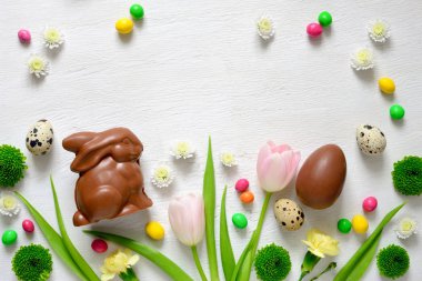 Paskalya tebrik kartı şablonu