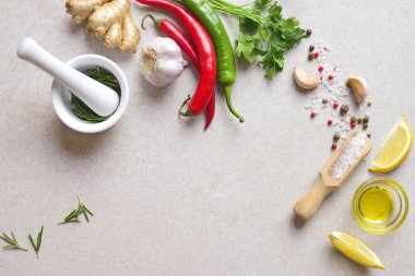 Mutfak arka plan ile bir metin için bir yer