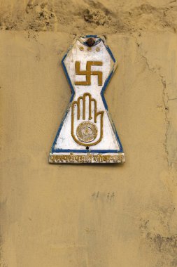 Religious symbols in Jodhpur, India clipart