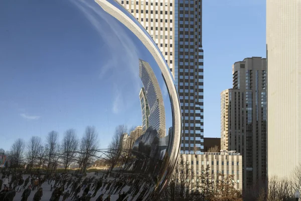Arquitetura moderna do centro de Chicago — Fotografia de Stock