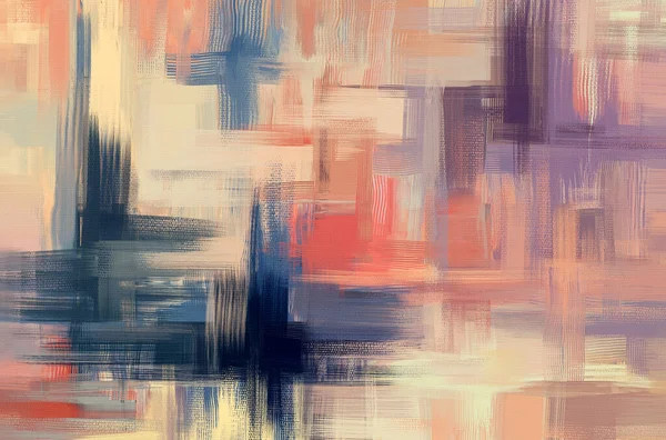 Ilustración Abstracta Del Fondo Del Arte Pintura Óleo Dibujada Mano — Foto de Stock