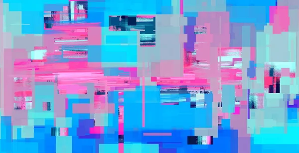 Bunte Rechtecke Digitale Abstrakte Malerei Schöne Zufällige Farben Hintergrundbild Malerei — Stockfoto