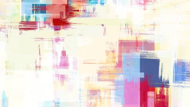 Renkli yaz denizi soyut arka planı. Parlak kumsal, okyanus sörfü, cennet adası, deniz gezisi. Kopya alanı ile güneşli illüstrasyon