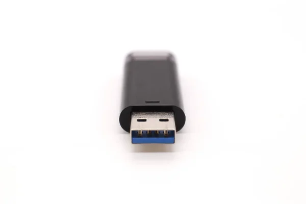 Usb Drive Белом Фоне — стоковое фото