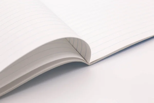 Writing notebook on a white background — Stock Image Writing Notebook White Background Stock Photo