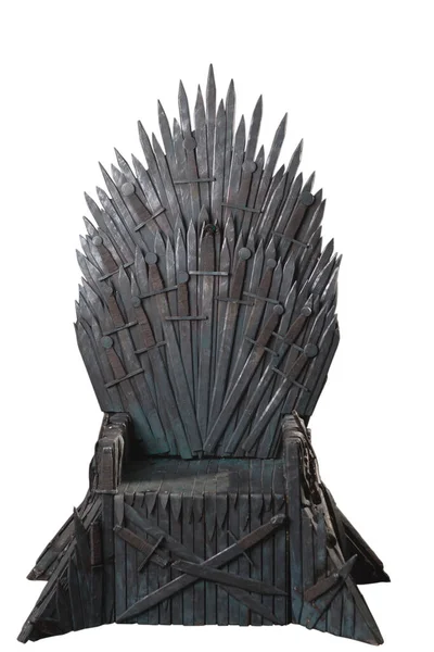 Cadeira Como Trono Rei — Fotografia de Stock