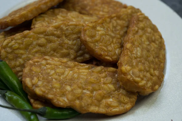 인도네시아의 Tempeh Tempe Goreng — 스톡 사진