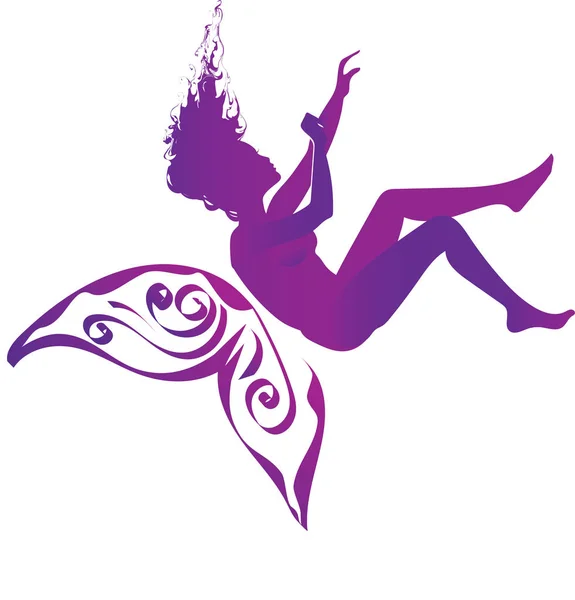 Símbolo de conciencia de fibromialgia, logotipo — Vector de stock