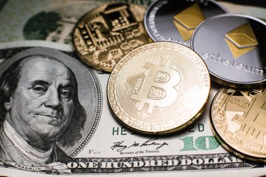 Bitcoin ve Ethereum cryptocurrency