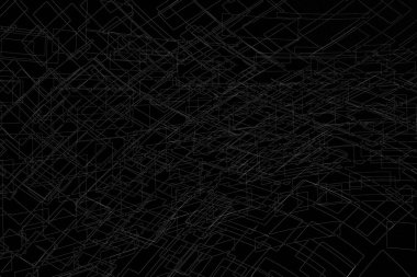 soyut siyah geometrik tasarım, desen