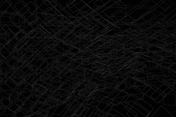 Абстрактный Чёрный Геометрический Дизайн Шаблон — стоковое фото
