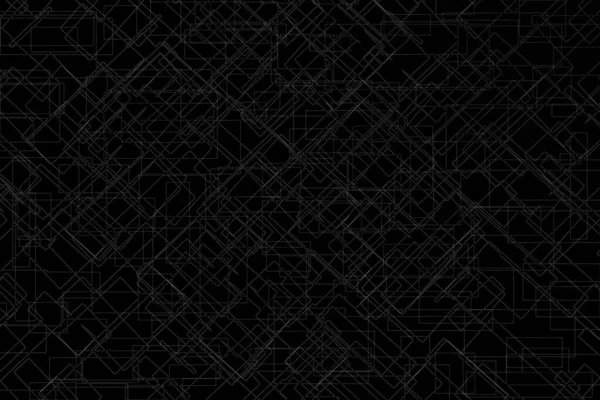 抽象的黑色几何设计 — 图库照片