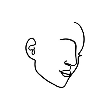 El yapımı kadın, kız. vektör illüstrasyonu 