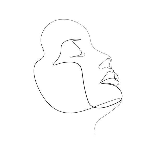 Mujer Dibujada Mano Chica Ilustración Vectorial — Archivo Imágenes Vectoriales