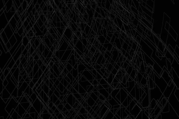 Αφηρημένο Μαύρο Γεωμετρικό Σχέδιο Μοτίβο — Φωτογραφία Αρχείου