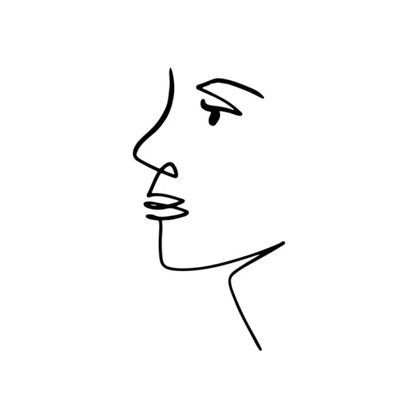 Femme Dessinée Main Fille Illustration Vectorielle — Image vectorielle