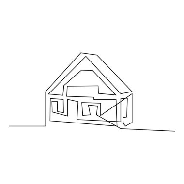 Konsept vektör illüstrasyonunun sürekli çizimi