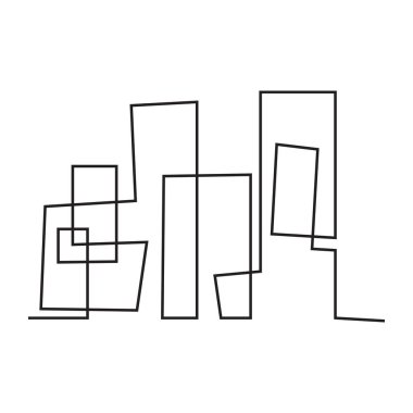 Soyut geometrik arkaplan. Mimarlık. Vektör  