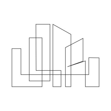 Soyut geometrik arkaplan. Mimarlık. Vektör  