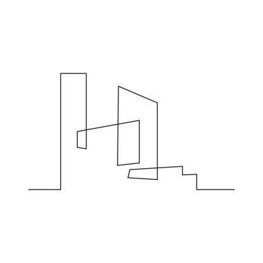 Soyut geometrik arkaplan. Mimarlık. Vektör  