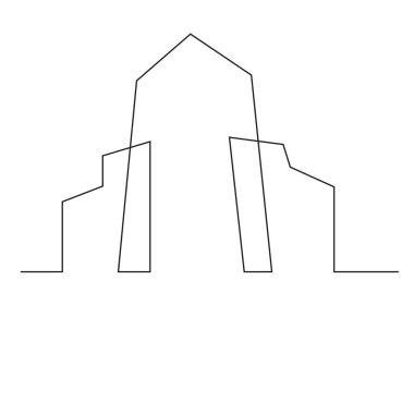 Soyut geometrik arkaplan. Mimarlık. Vektör  