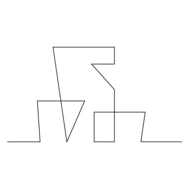 Soyut geometrik arkaplan. Mimarlık. Vektör  