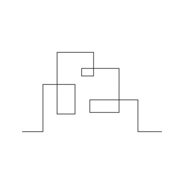 Soyut geometrik arkaplan. Mimarlık. Vektör  