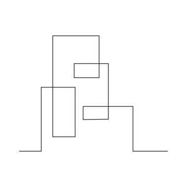 Soyut geometrik arkaplan. Mimarlık. Vektör  