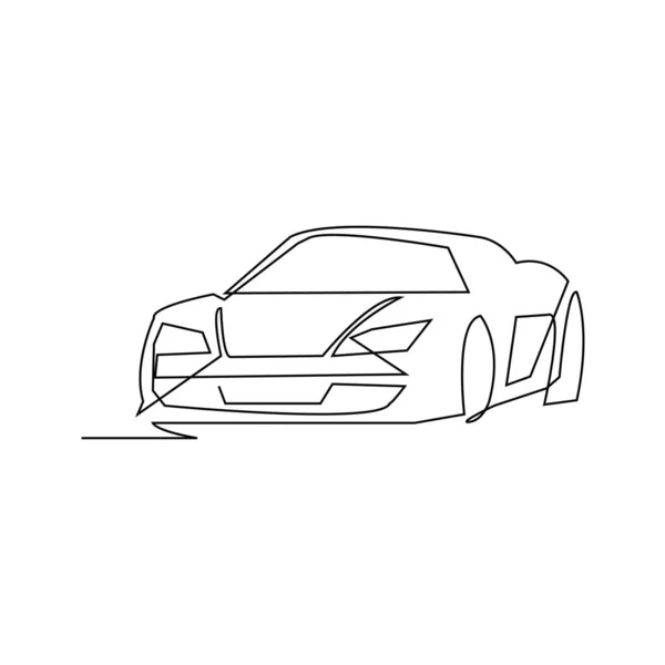 Логотип Автомобиля Белом Векторная Иллюстрация — стоковый вектор