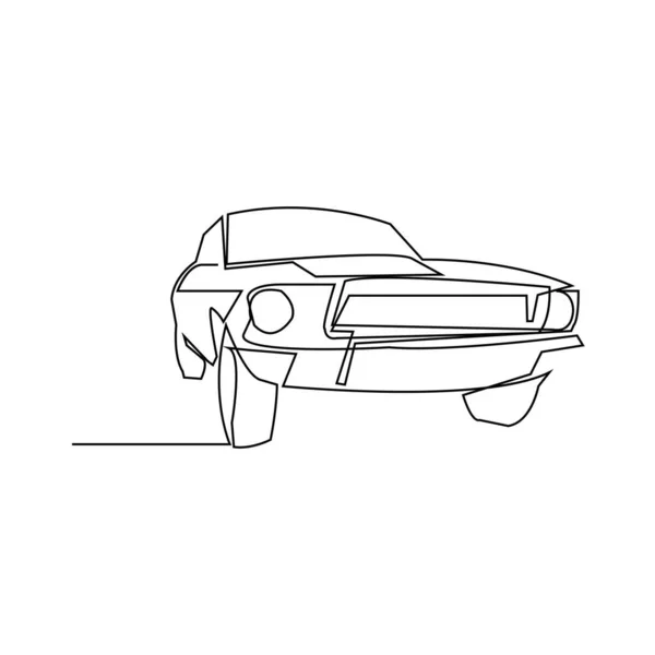 Logo Voiture Sur Blanc Illustration Vectorielle — Image vectorielle