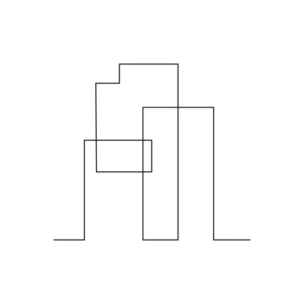 Abstrakter Geometrischer Hintergrund Architektur Vektor — Stockvektor