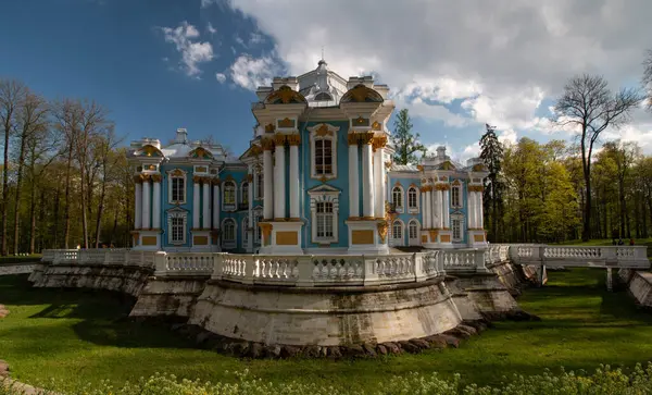 Pawilon Ermitażu Ogrodzie Jekaterynburskim Pobliżu Pałacu Jekaterynińskiego Mieście Puszkin Pobliżu — Zdjęcie stockowe