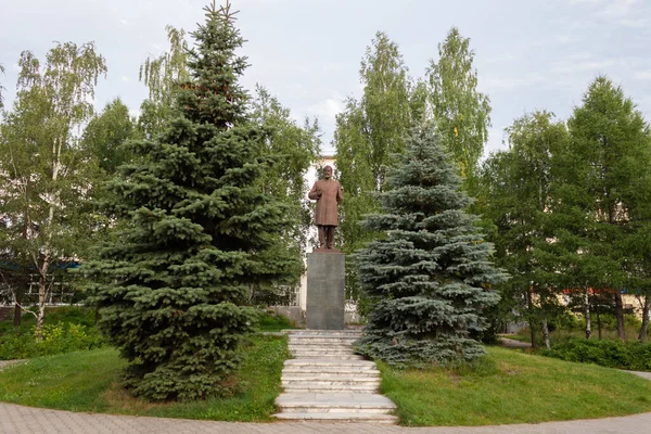 Art Square Center Which Stands Monument Tchaikovsky — Stock Photo, Image