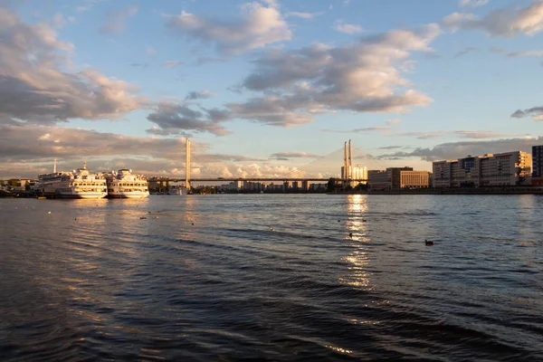 Petersburg Daki Neva Nehri — Stok fotoğraf