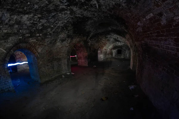 Tunnels Abandoned Bomb Shelter — Stock Photo, Image