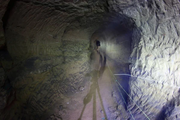 Boczny Tunel Jaskini — Zdjęcie stockowe