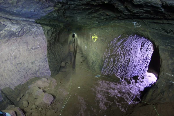 Túnel Lateral Caverna — Fotografia de Stock