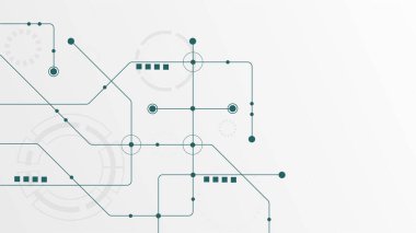 Soyut geometrik bağlantı çizgileri ve noktalar. basit teknoloji grafik arkaplanı. Görüntü Vektörü tasarım Ağı ve Bağlantı konsepti.