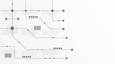Soyut geometrik bağlantı çizgileri ve noktalar. basit teknoloji grafik arkaplanı. Görüntü Vektörü tasarım Ağı ve Bağlantı konsepti.